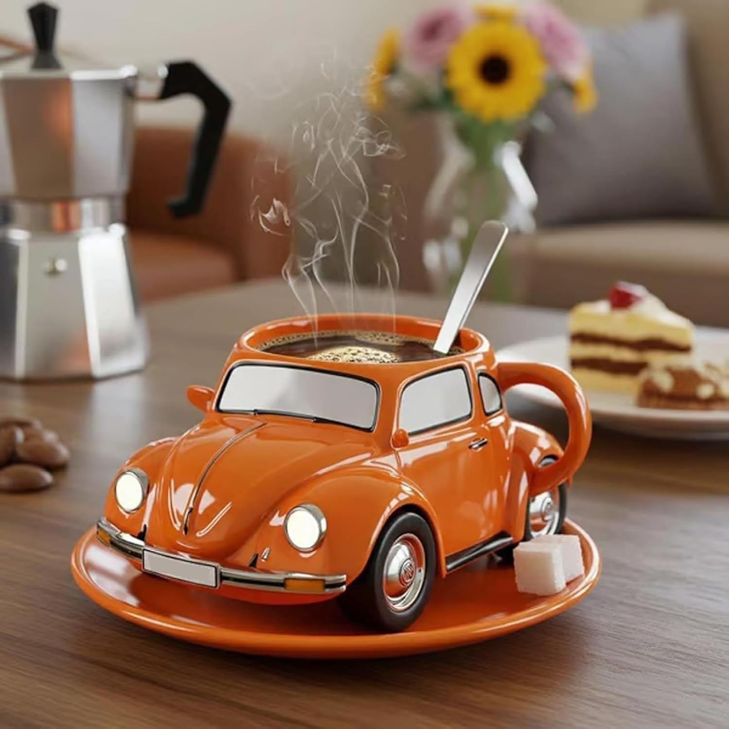ORANGECUP | Retro šalica s motivom automobila