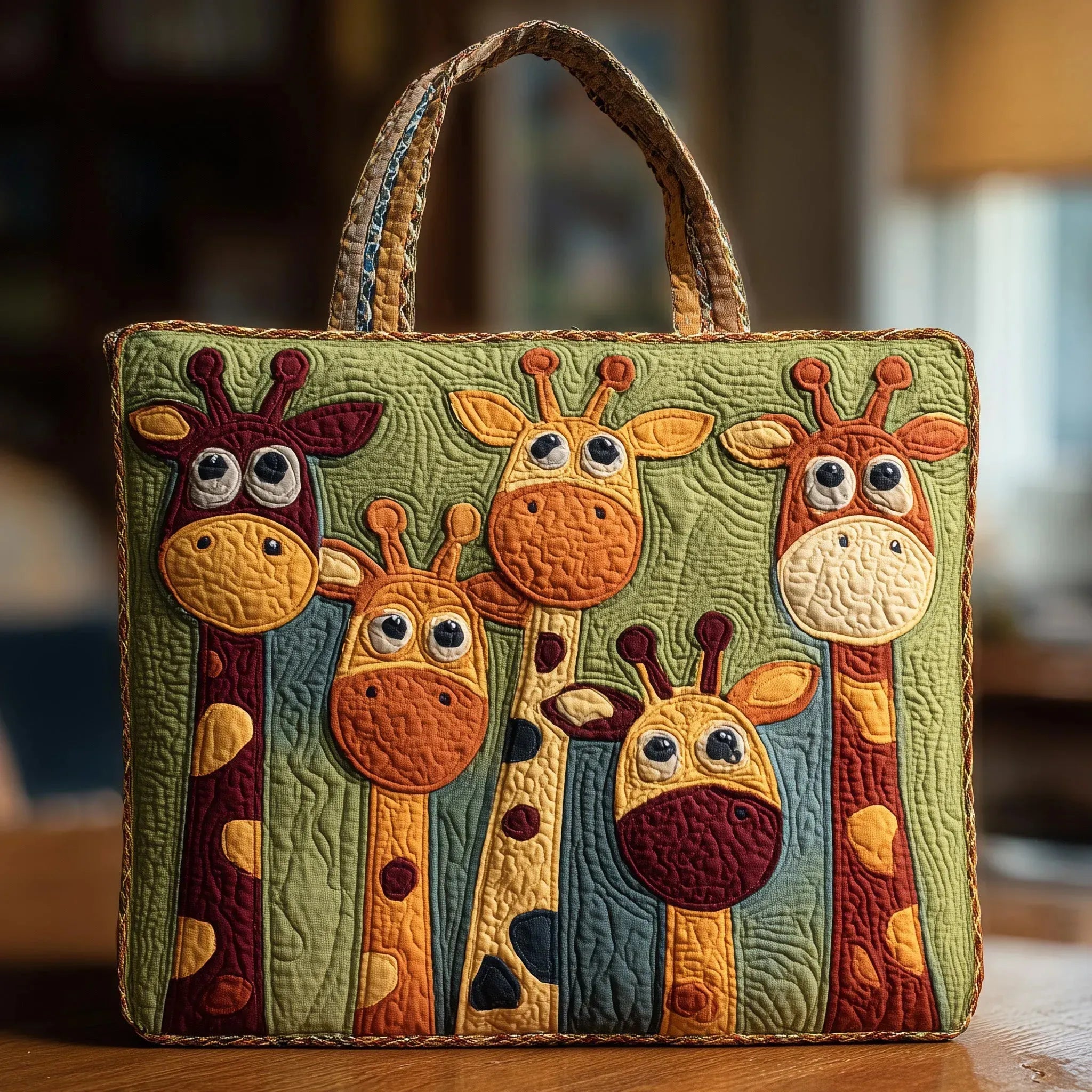 Bolso Hecho a Mano con Jirafa