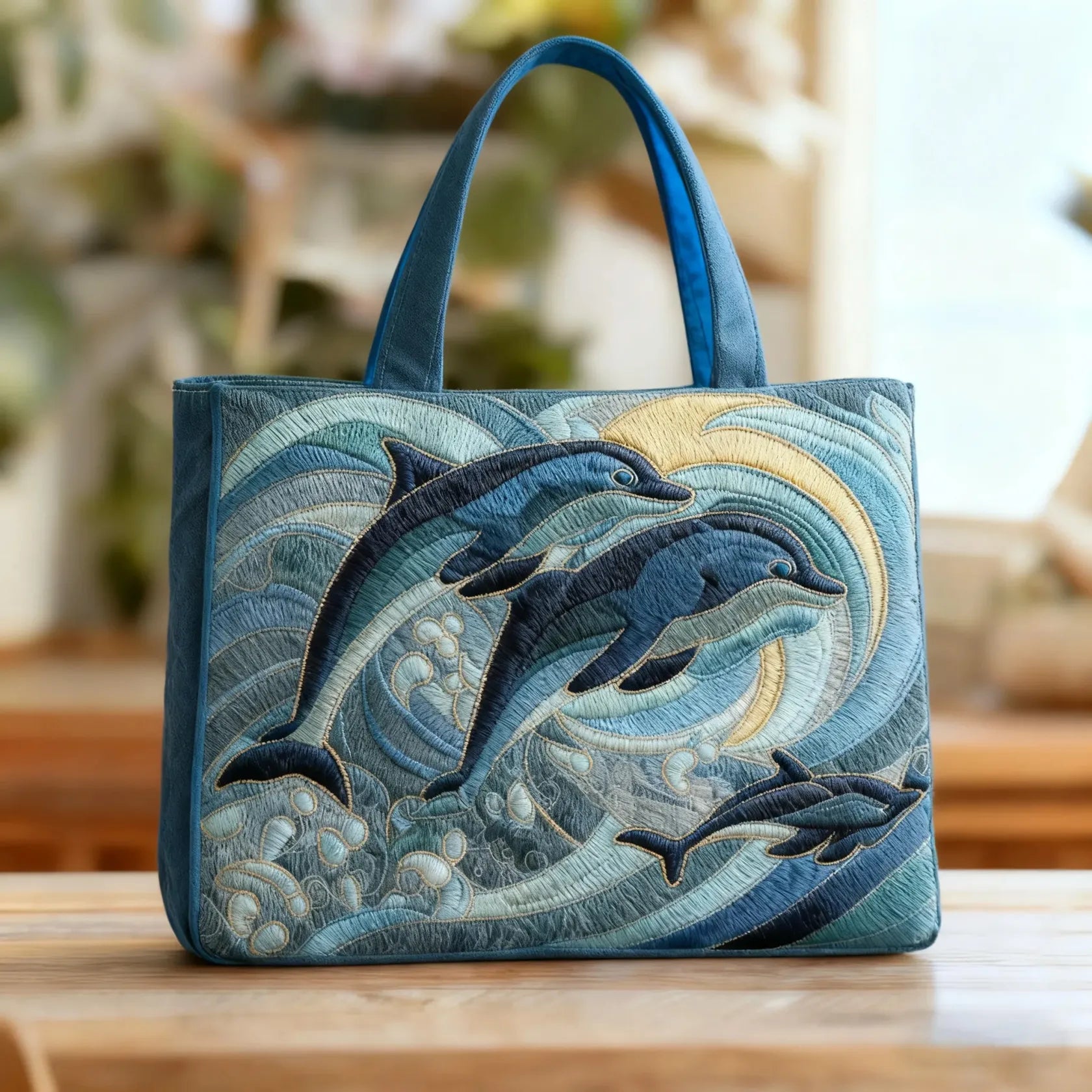 Bolso Hecho a Mano con Delfín
